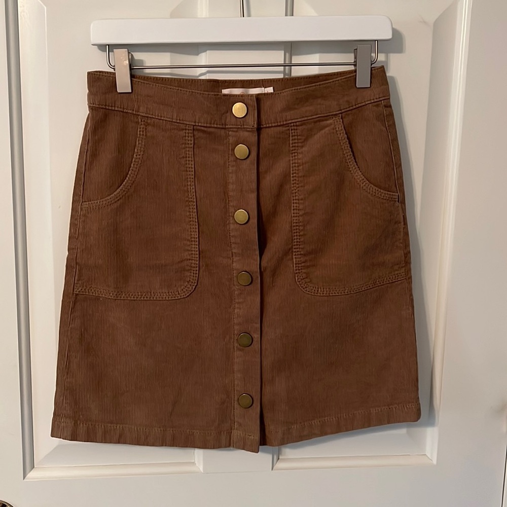 Tory Burch Corduroy Mini Skirt size 0
